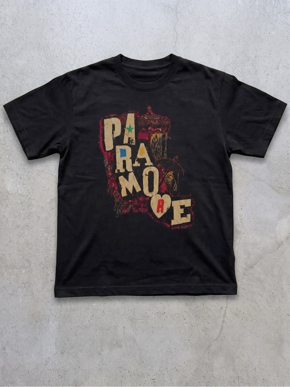 Paramore Graphic Short-Sleeve Tee in Black